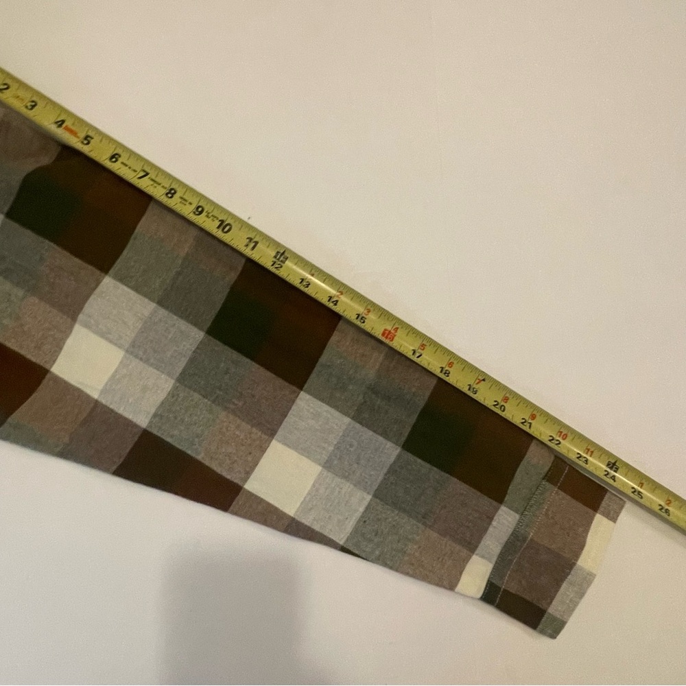 Ducks Unlimited Flannel Shirt Mens Medium Brown Plaid Long Sleeve Button Up NWT - Picture 11 of 13